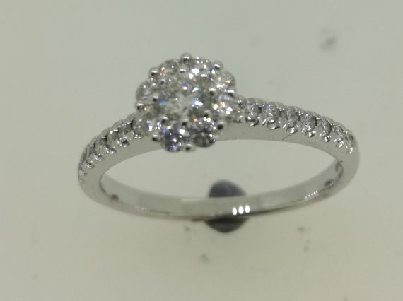 9ct Diamond Cluster Ring 5RHK0030
