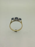 9CT Sapphire & Diamond Ring L2169DS-9235