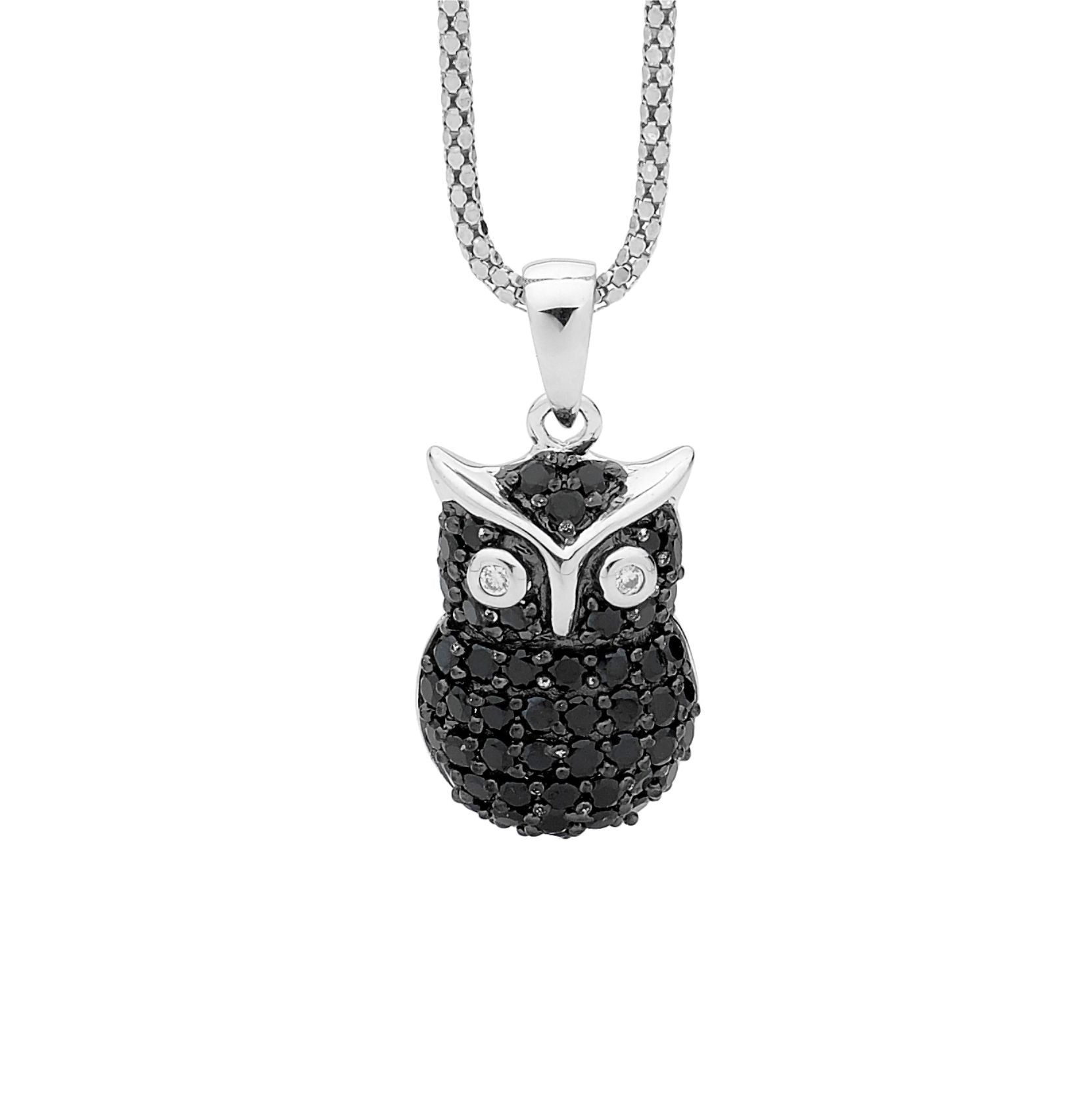 Ellani Silver Pendant P611BK