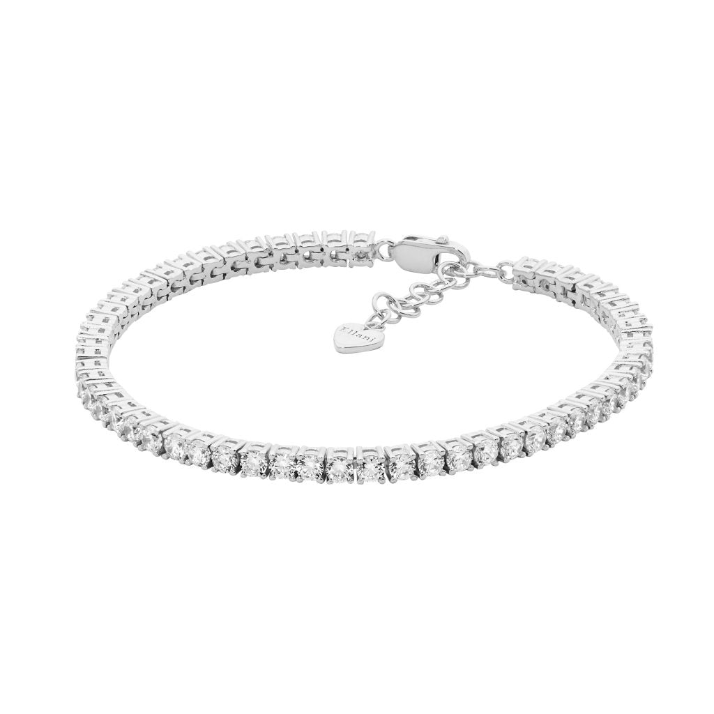 Stirling Silver Tennis Bracelet B226S