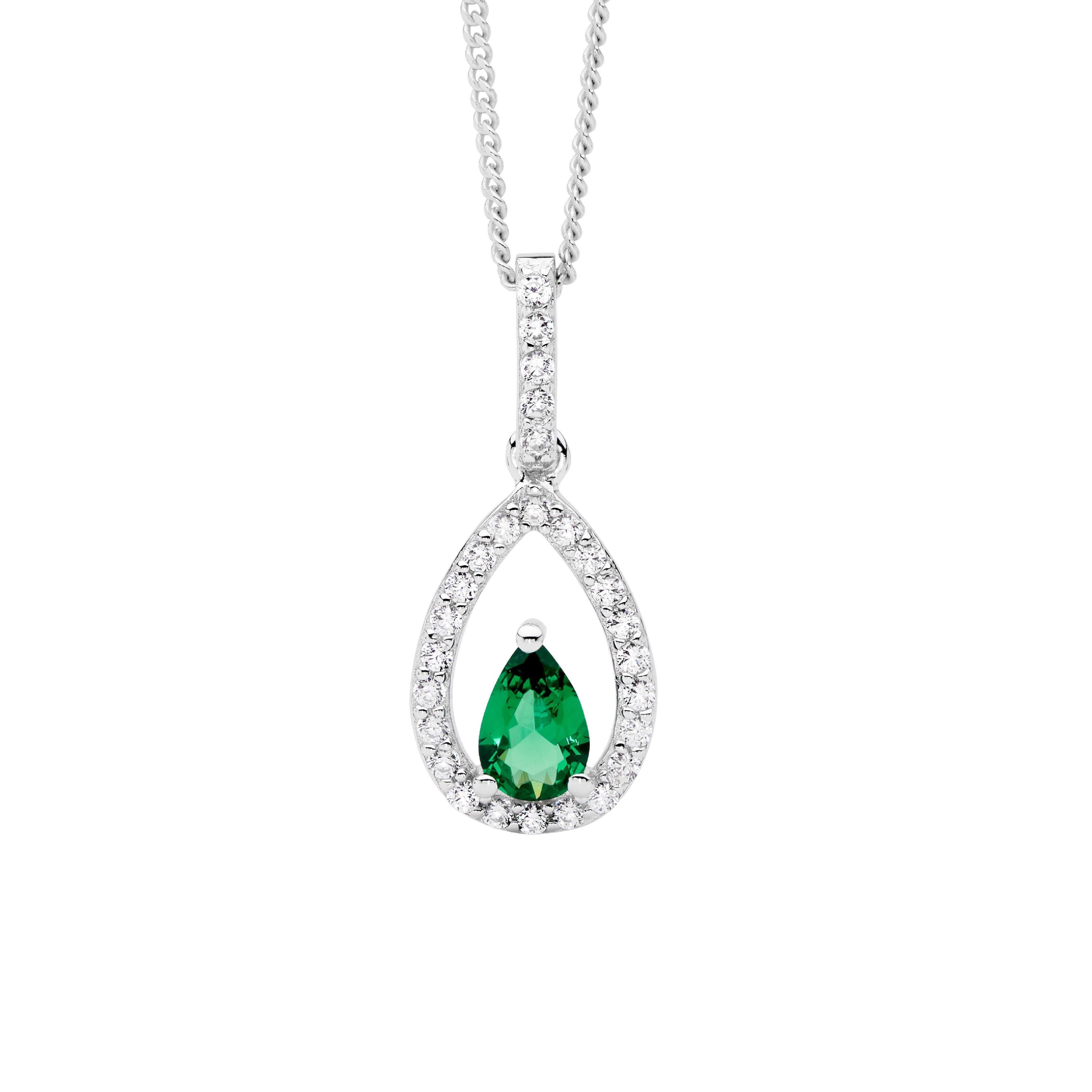Ellani Silver Pendant P890GN