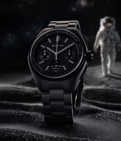 Bulova Lunar Pilot Black Hole Watch 98A335