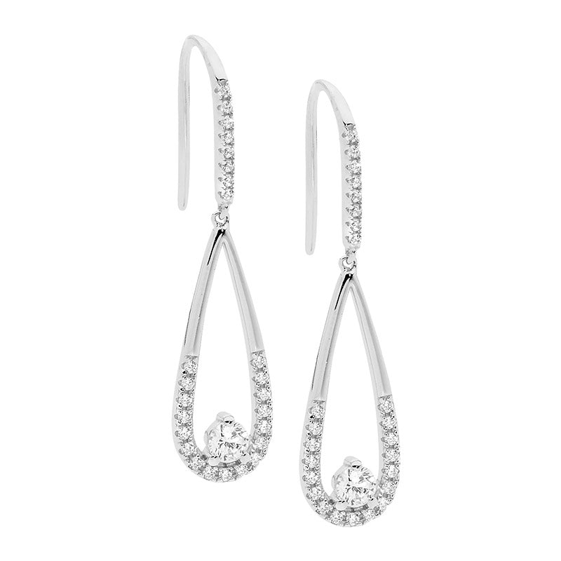Ellani Silver Earing E522S