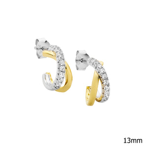 Ellani Silver Earing E598G