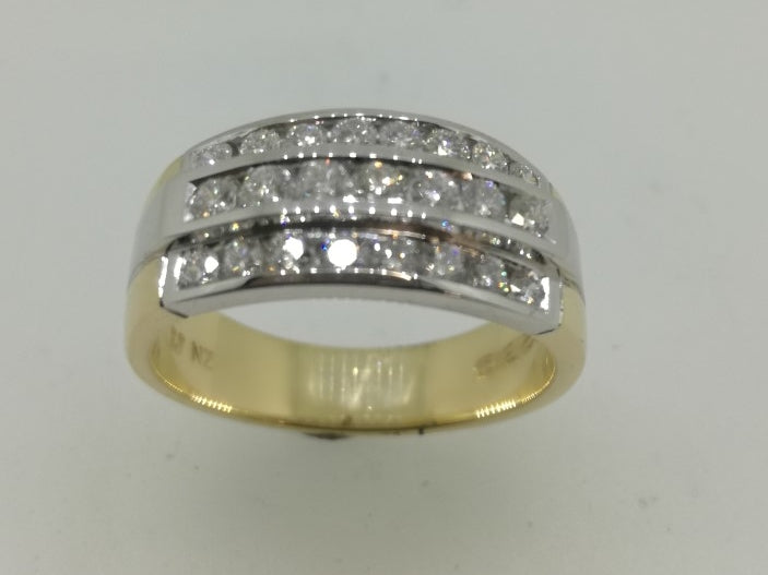 18ct Channel Set Diamond Ring L11718D-9239