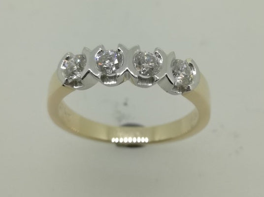 9ct 4 Stone Diamond Ring L15979D-9236