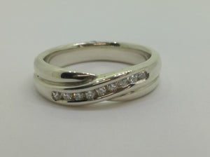 Diamond Crossover Ring IMP-R1227 9WG