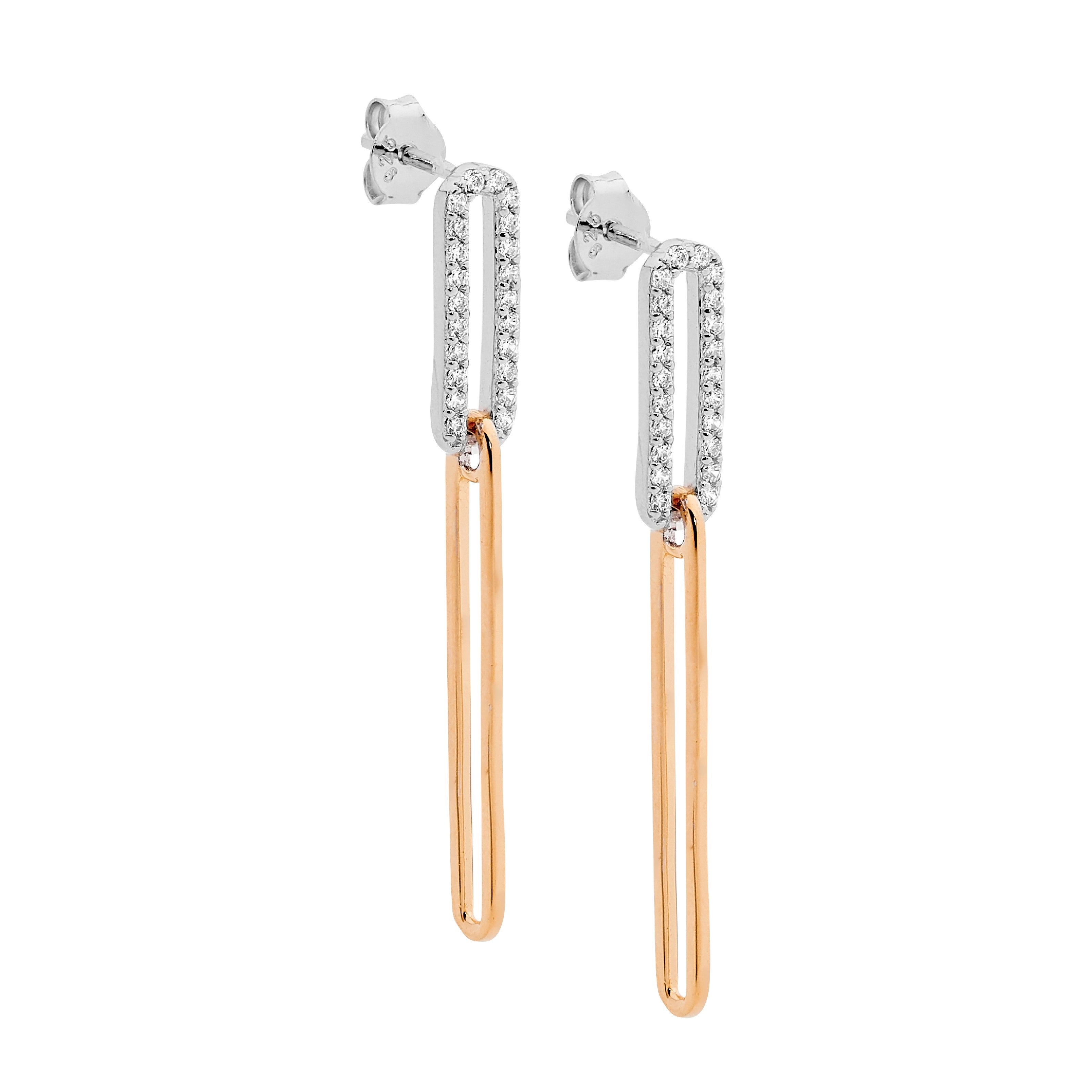 Ellani Silver Earing E556R