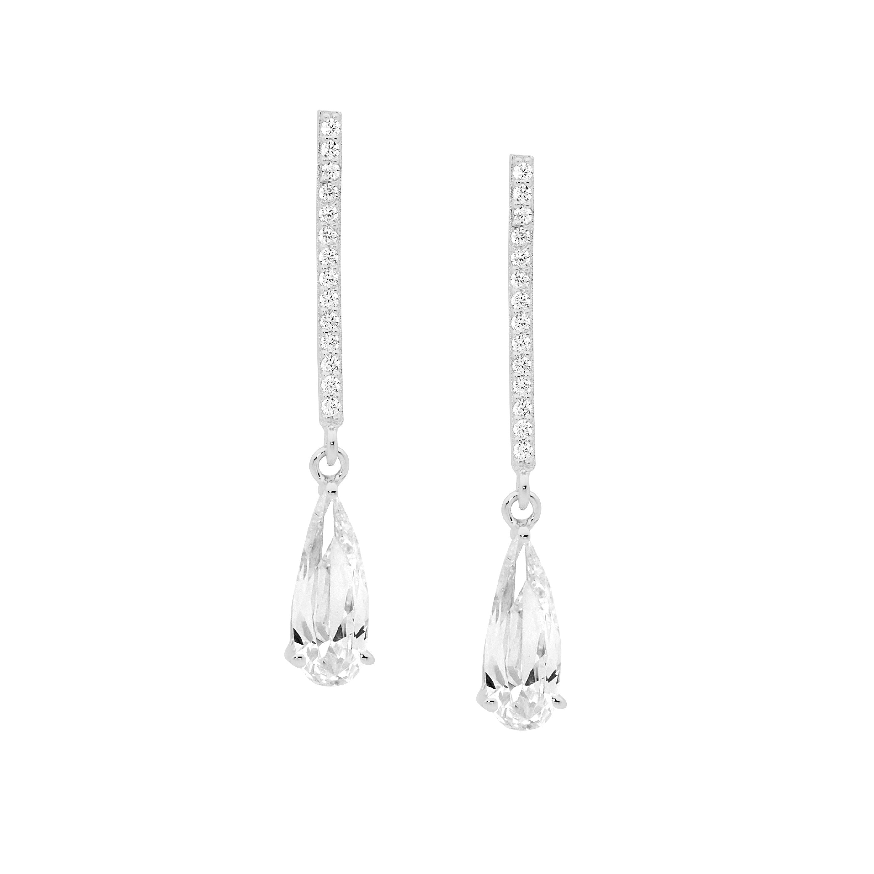 Ellani Silver Earing E569S