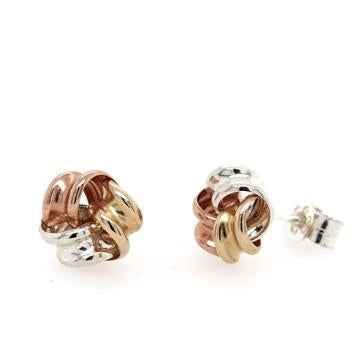 9ct-S/S Stud Earing CAB20T9STG