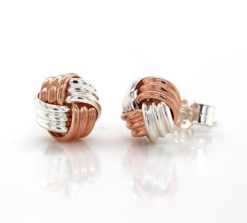 9ct-S/S Stud Earing CAB16P9STG