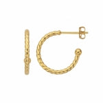 9ct Twist Stud Earing 5ER0436