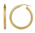 9ct Plain Hoop Earing 5ER0017
