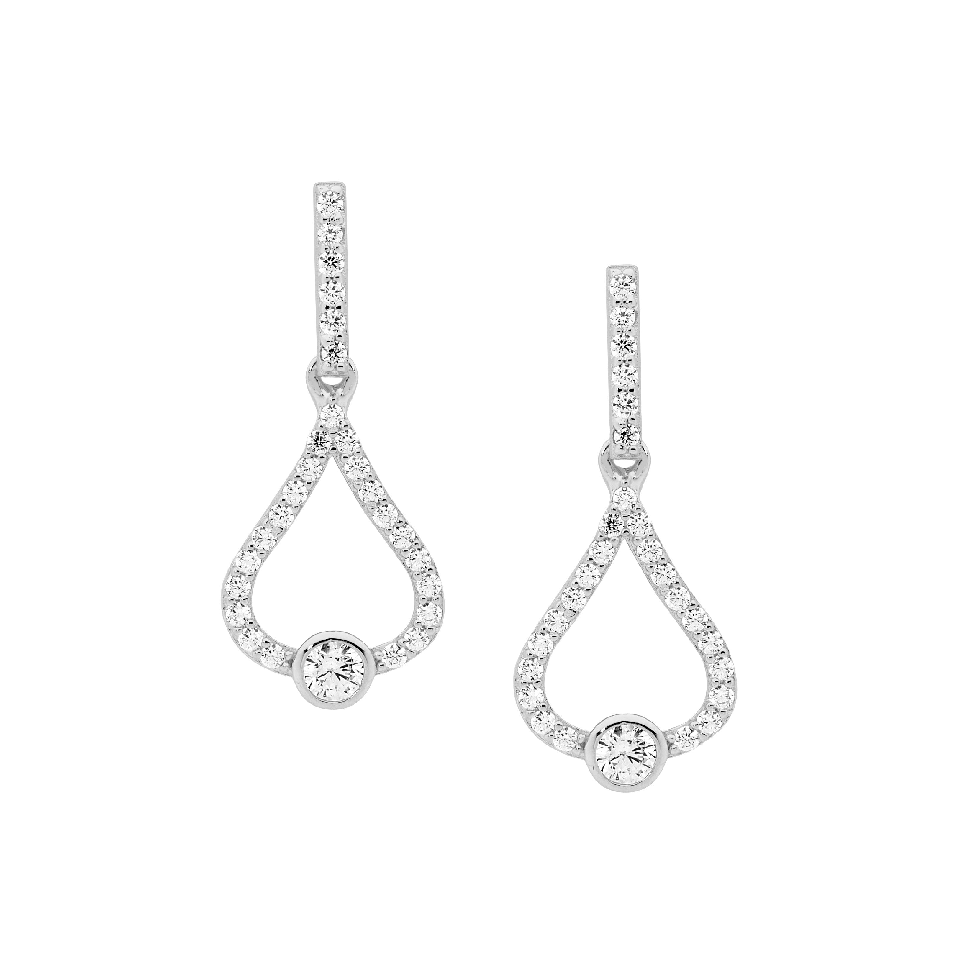 Ellani Silver Earing E566S