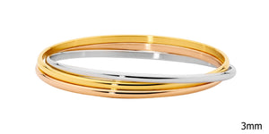 Ellani Steel Bangle SB203T-65