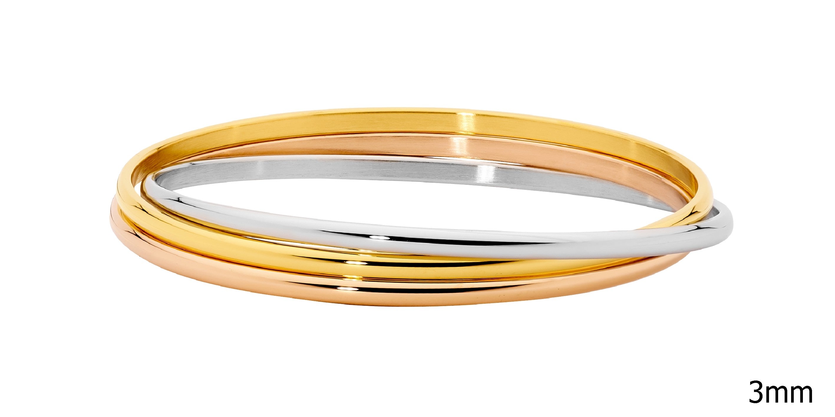 Ellani Steel Bangle SB203T-68
