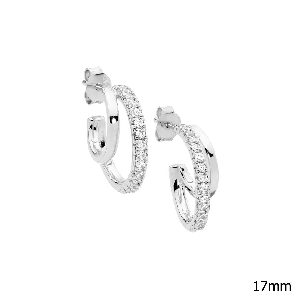 Ellani Silver Earing E574S