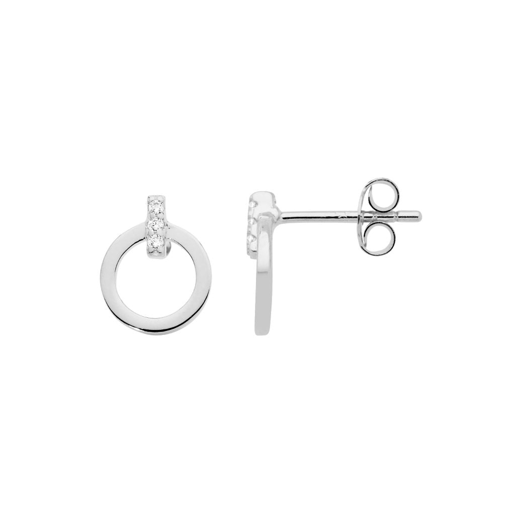 Ellani Silver Earing E548S