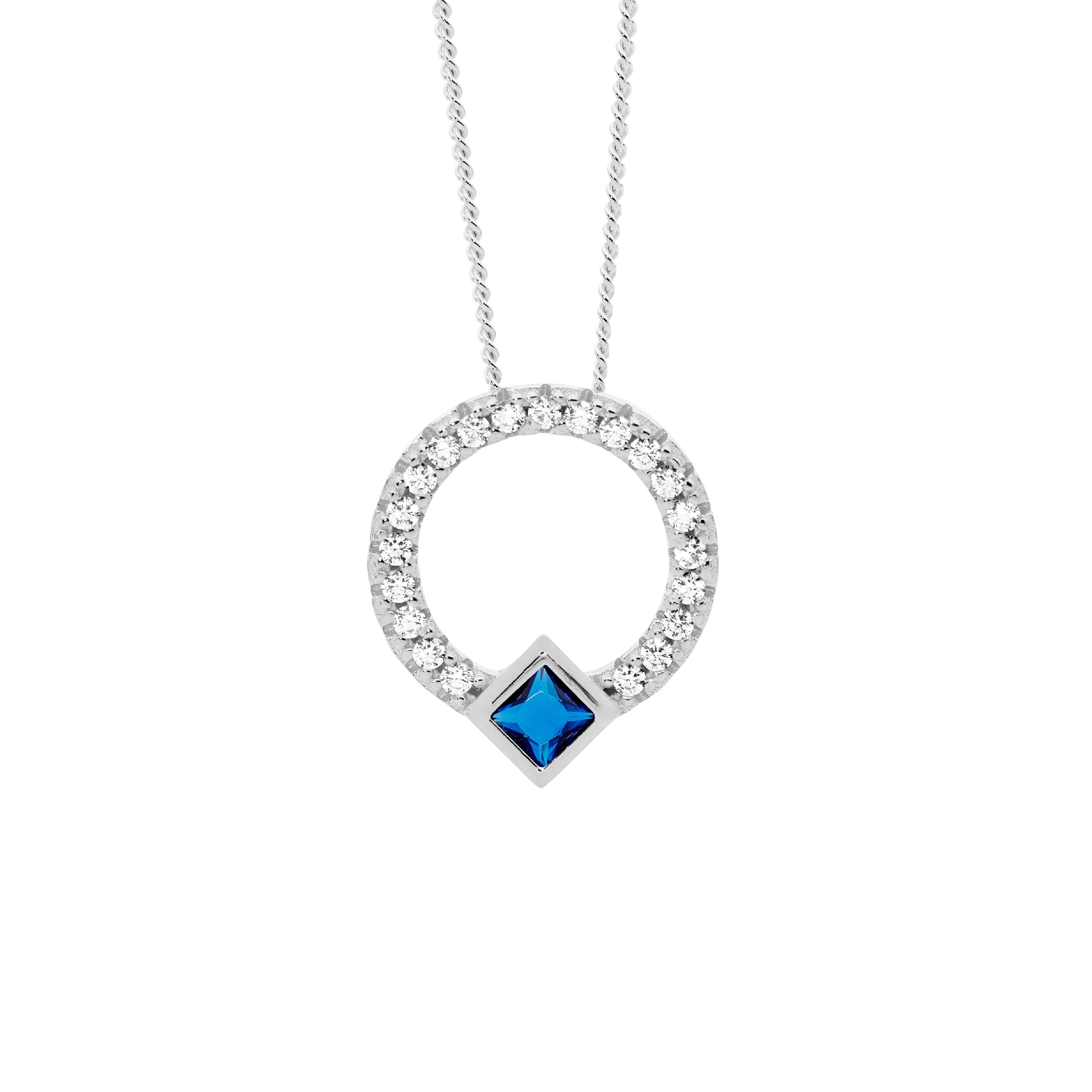 Ellani Silver Pendant P877DB