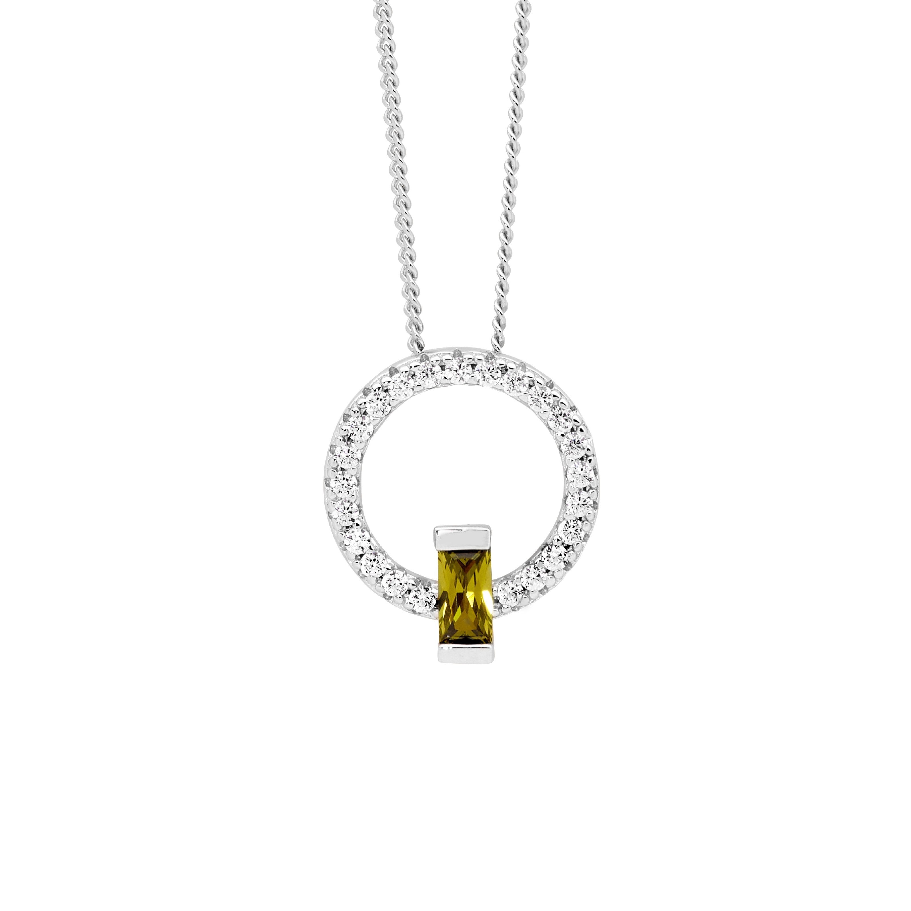 Ellani Silver Pendant P866PE