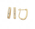 9ct Diamond Huggie Earing 5ERJ0002-Dia