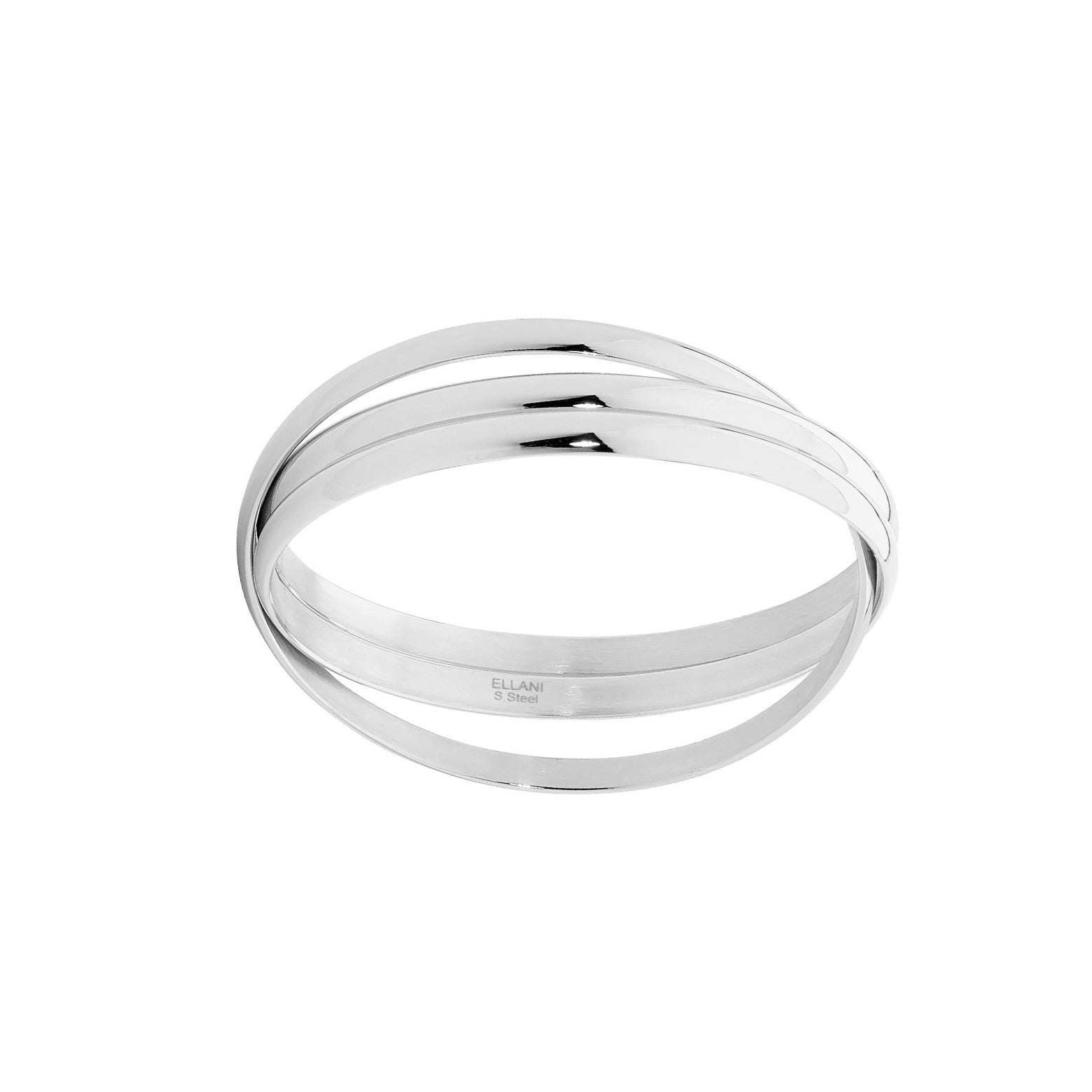 Ellani Steel Bangle SB111S-65