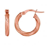 9ct Twist Hoop Earing 5ER0031P