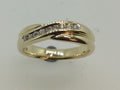 Diamond Crossover Ring IMP-R1227 9CT Y