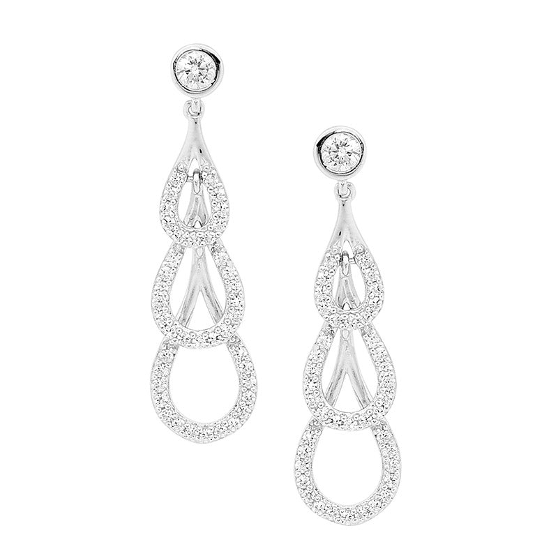 Ellani Silver Earing E373