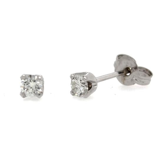 9ct Diamond Stud Earing ES025W9D