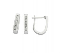 9ct Diamond Huggie Earing 5ERJ0001