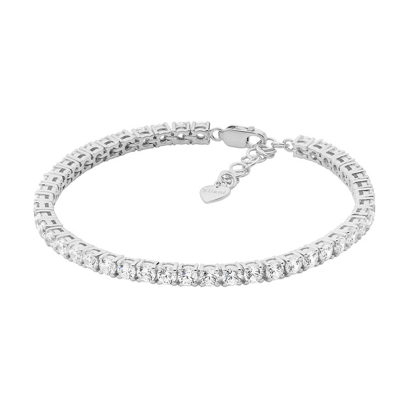 Ellani Silver Tennis Bracelet B220S