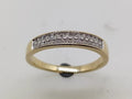 9ct 2 Row Diamond Ring-0.22ct tdw 5R0012