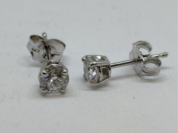 10ct Diamond stud earings F/G-I1 0.50ct ES050W10D