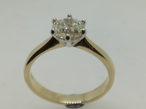 9ct Solitaire Diamond Ring JK-I1 1.00ct